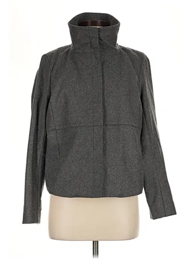 Pre-owned Gap Wool Coat In Gray