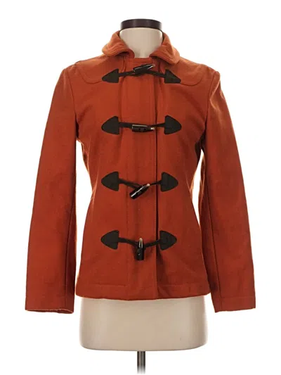 Pre-owned Gap Wool Coat In Orange