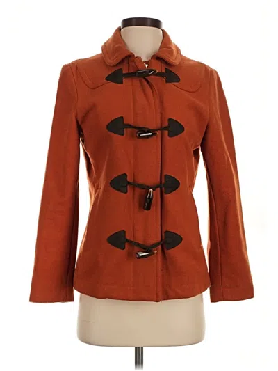 Pre-owned Gap Wool Coat In Orange
