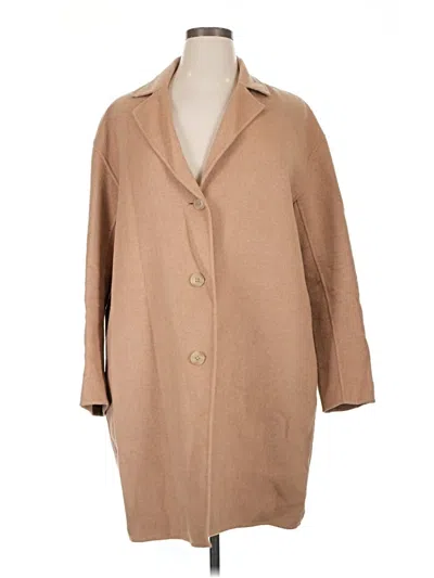 Pre-owned Gap Wool Coat In Tan