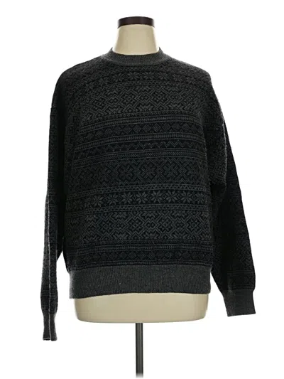 Pre-owned Gap Wool Pullover Sweater In Black