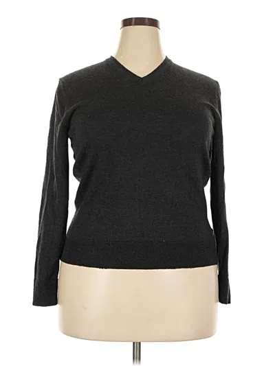 Pre-owned Gap Wool Pullover Sweater In Gray