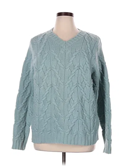 Pre-owned Gap Wool Pullover Sweater In Teal