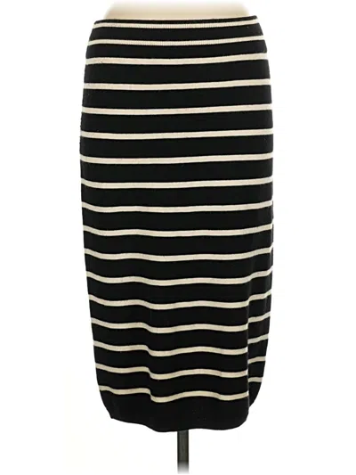 Pre-owned Gap Wool Skirt In Black