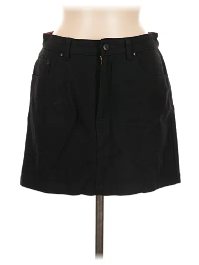 Pre-owned Gap Wool Skirt In Black