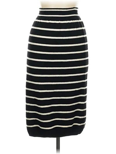 Pre-owned Gap Wool Skirt In Black