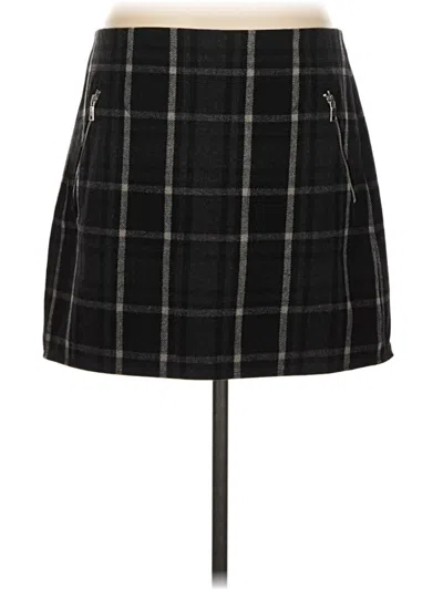 Pre-owned Gap Wool Skirt In Black
