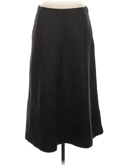 Pre-owned Gap Wool Skirt In Black
