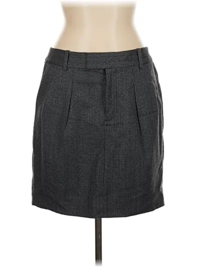 Pre-owned Gap Wool Skirt In Gray