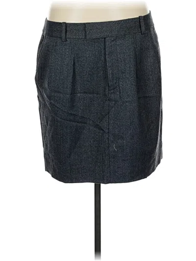 Pre-owned Gap Wool Skirt In Gray
