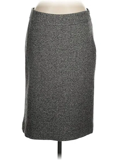 Pre-owned Gap Wool Skirt In Gray