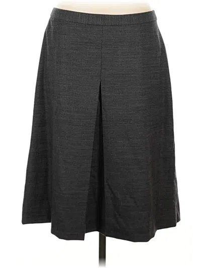 Pre-owned Gap Wool Skirt In Gray