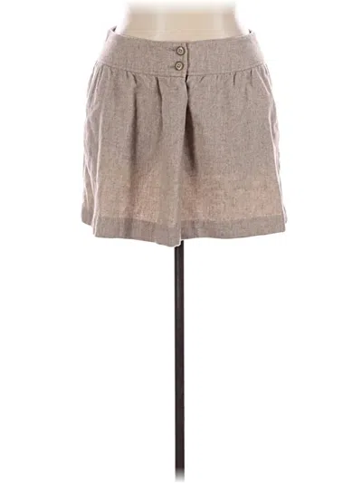 Pre-owned Gap Wool Skirt In Tan