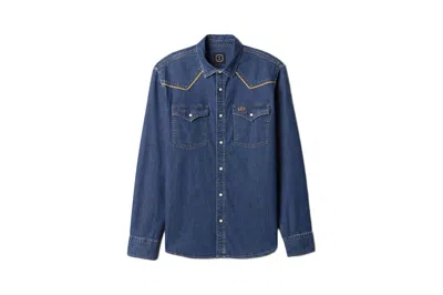 Pre-owned Gap X Dap Denim Western Shirt Medium Indigo