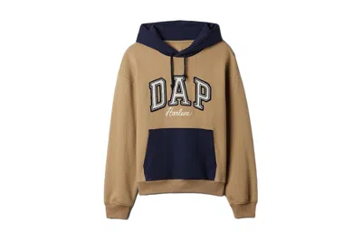 Pre-owned Gap X Dap Logo Hoodie Perfect Khaki