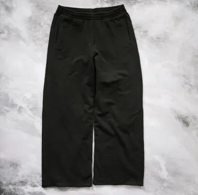 Pre-owned Gap X Kanye West Yeezy Gap Balenciaga Wide Leg Double Layer Sweatpants L New In Black