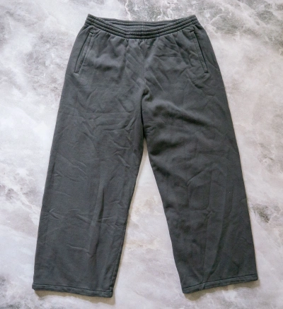 Pre-owned Gap X Kanye West Yeezy Gap Balenciaga Wide Leg Double Layer Sweatpants Xl In Grey