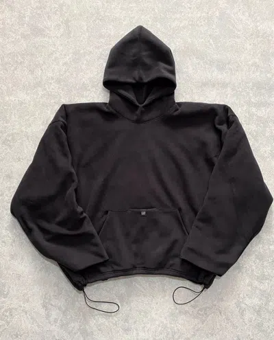 Pre-owned Gap X Kanye West Yeezy Gap Polar Fleece Padded Hoodie By Balenciaga In Black