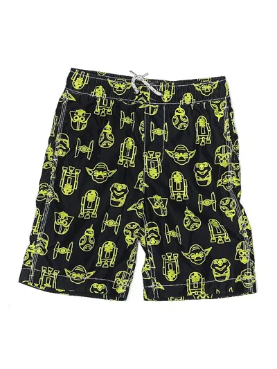 Pre-owned Gap X Star Wars Kids' Board Shorts In Green