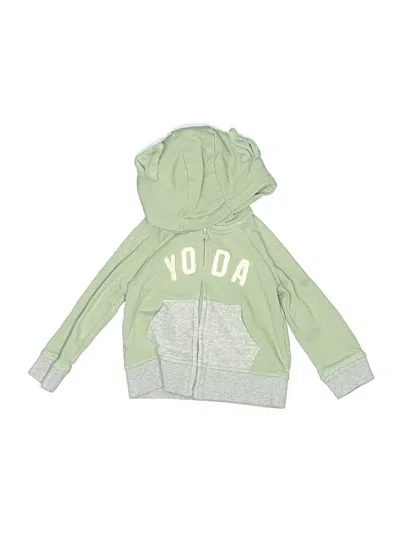 Pre-owned Gap X Star Wars Babies' Zip Up Hoodie In Green