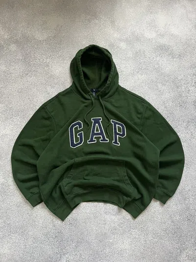 Pre-owned Gap X Vintage Y2k Gap Baggy Hoodie In Green