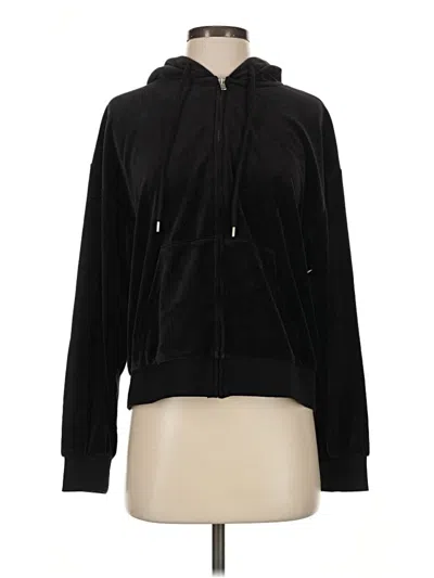 Pre-owned Gap Zip Up Hoodie In Black