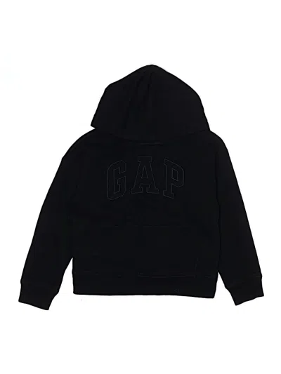Pre-owned Gap Kids' Zip Up Hoodie In Black