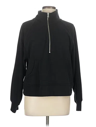 Pre-owned Gap Zip Up Hoodie In Black
