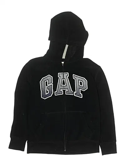 Pre-owned Gap Kids' Zip Up Hoodie In Black