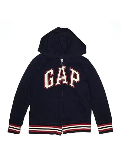 Pre-owned Gap Kids' Zip Up Hoodie In Blue