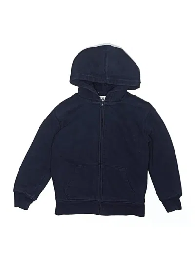 Pre-owned Gap Kids' Zip Up Hoodie In Blue