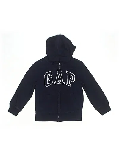 Pre-owned Gap Kids' Zip Up Hoodie In Blue