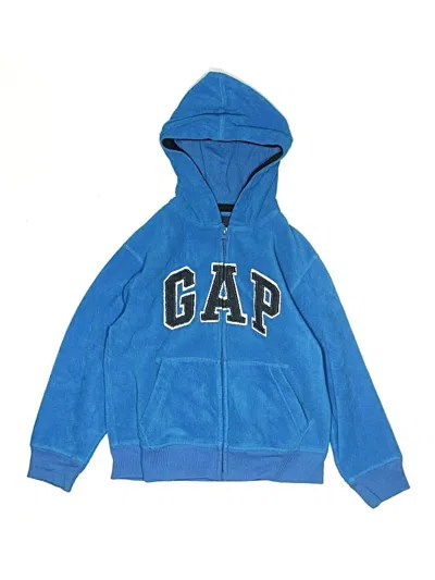 Pre-owned Gap Kids' Zip Up Hoodie In Blue