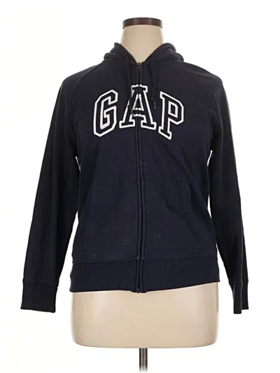 Pre-owned Gap Zip Up Hoodie In Blue
