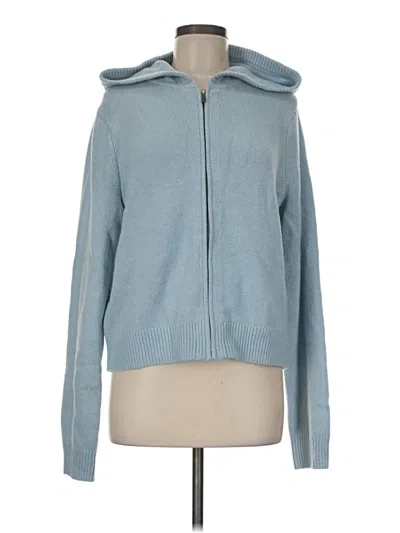 Pre-owned Gap Zip Up Hoodie In Blue