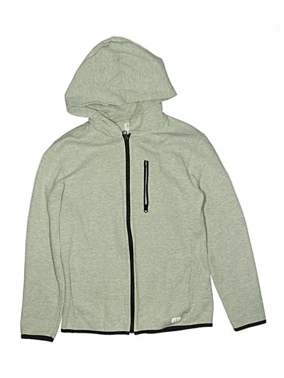 Pre-owned Gap Kids' Zip Up Hoodie In Gray