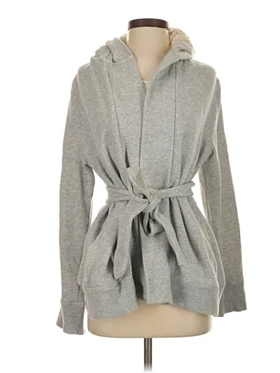 Pre-owned Gap Zip Up Hoodie In Gray