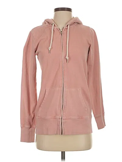 Pre-owned Gap Zip Up Hoodie In Pink
