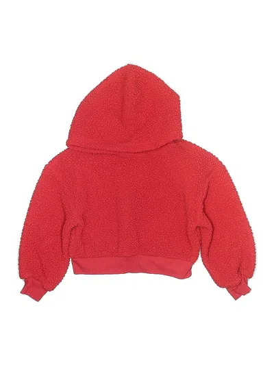 Pre-owned Gap Kids' Zip Up Hoodie In Red
