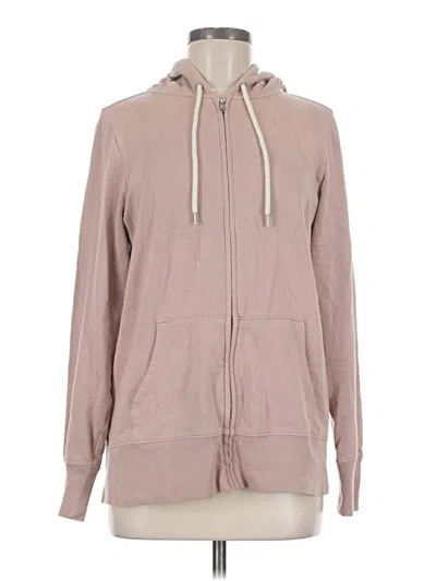 Pre-owned Gap Zip Up Hoodie In Tan