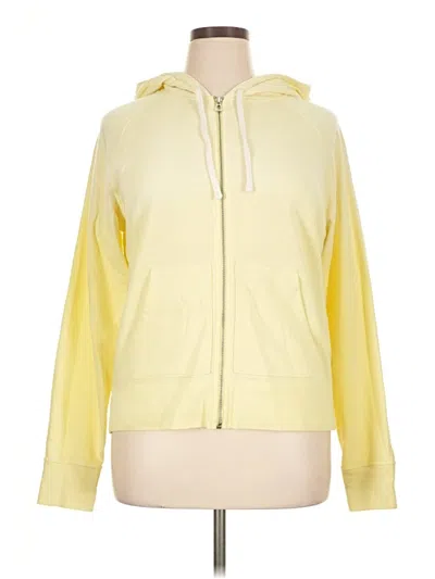 Pre-owned Gap Zip Up Hoodie In Yellow