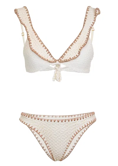 Gapaz Islas Ivory Bikini Set