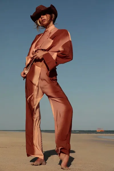 Gapaz Pants Leona Terracota In Brown