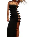 Gapaz Porto Cervo Dress In Black In Black