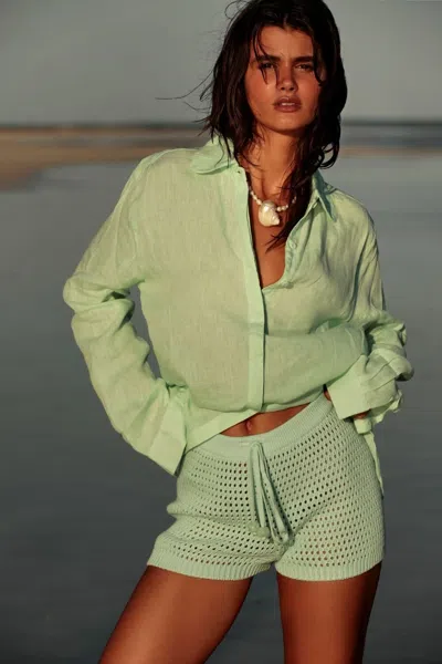 Gapaz Shirt Amalfi Acqua In Green