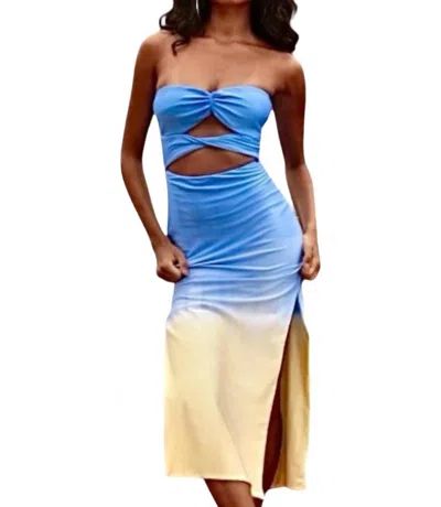 Gapaz Venice Dream Dress In Tie Dye Dream In Blue