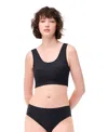 Gap Body Full Coverage Seamless Lounge Bra In Black