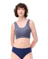 Gap Body Full Coverage Seamless Lounge Bra In Blue