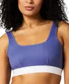 Gap Body Logo Comfort Bralette Gpw01052 In Bleached Denim