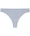 Gap Body Women's Cotton Stretch Thong Underwear Gpw00283 In Xenon Blue
